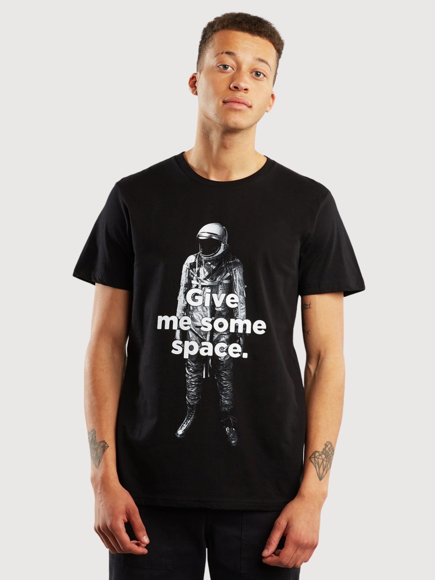 T-shirt Stockholm GiveMeSome Space Black Organic Cotton | Dedicated