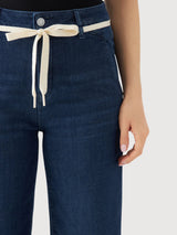 Jeans Dew Flared Soft Dark Blue | Dawn