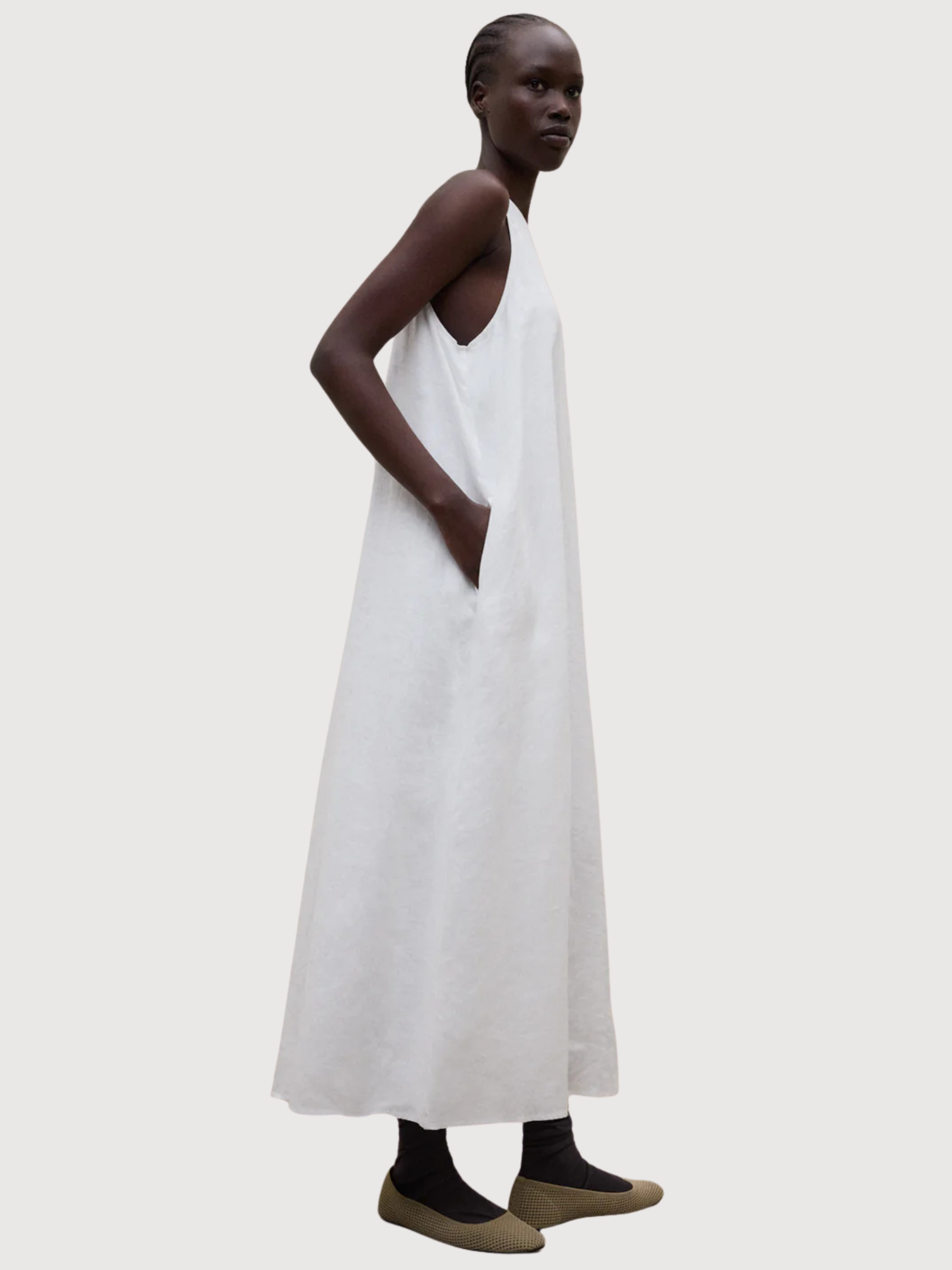 UKARA DRESS WOMAN White | Ecoalf