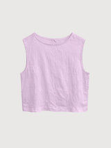 Top Linen Woman Bright Lavender | Mazine