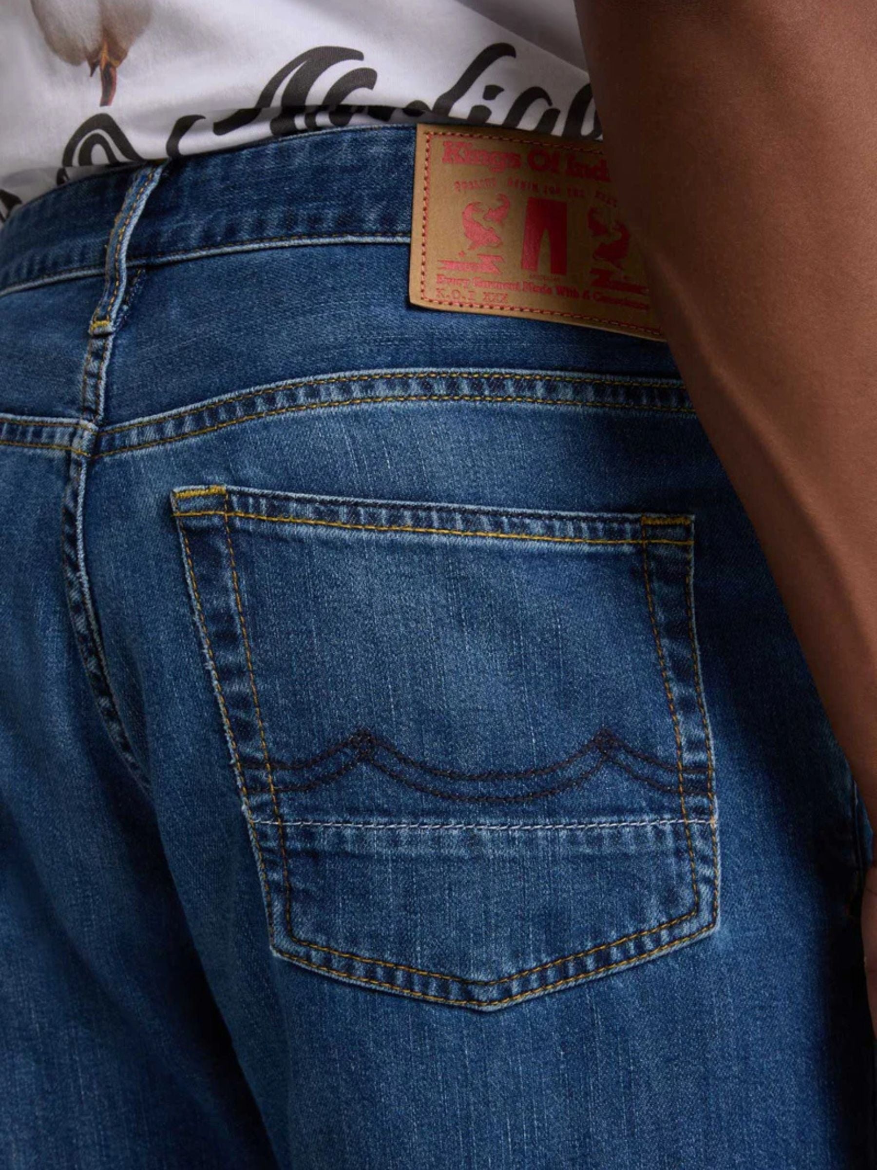 Jeans Addo Cotton Flex 9.5oz Mid | Kings Of Indigo