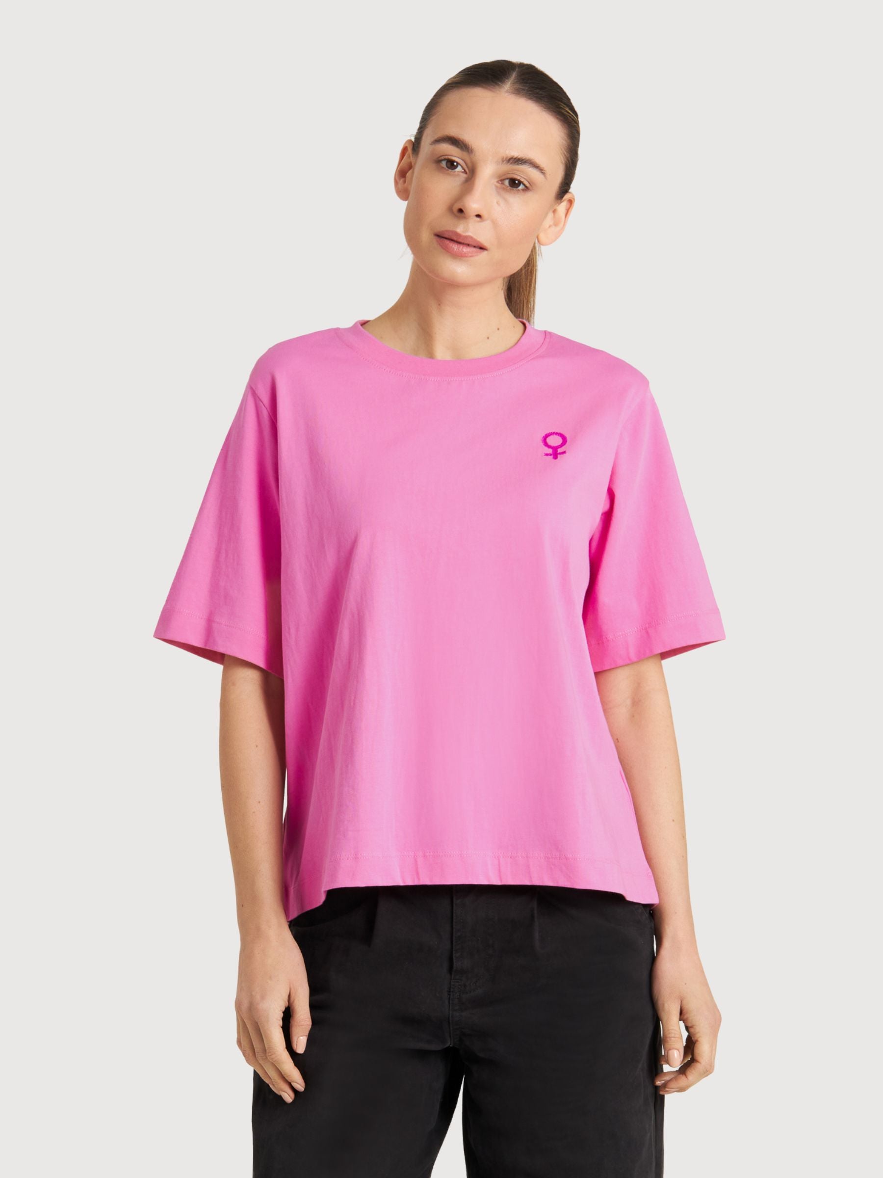 T-Shirt Vadstena Donna Rosa chiaro | DEDICATED