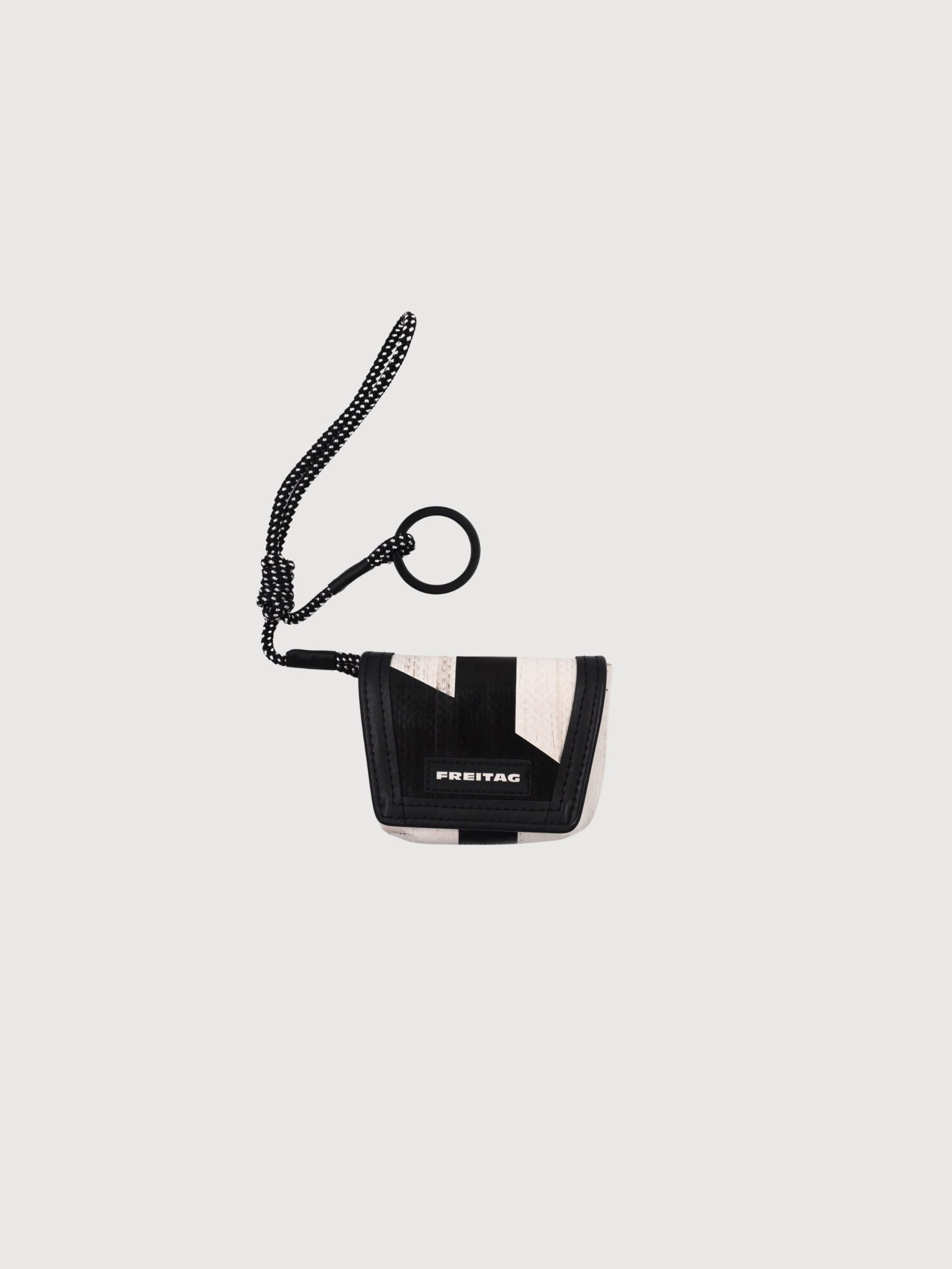 Key Holder Mini Messenger White/Black | Freitag