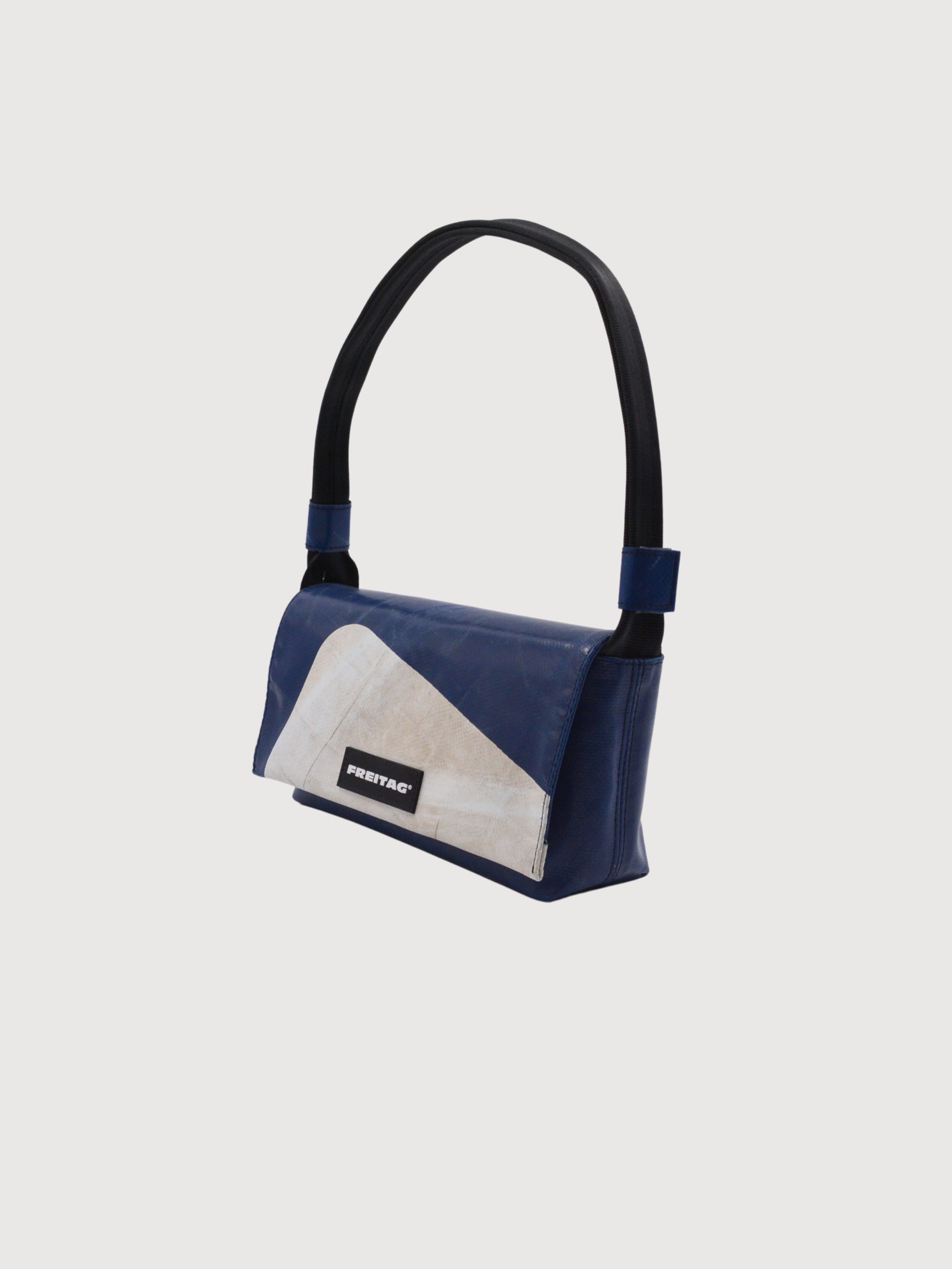 F171 LAURA Umhängetasche Weiß/Blau | FREITAG
