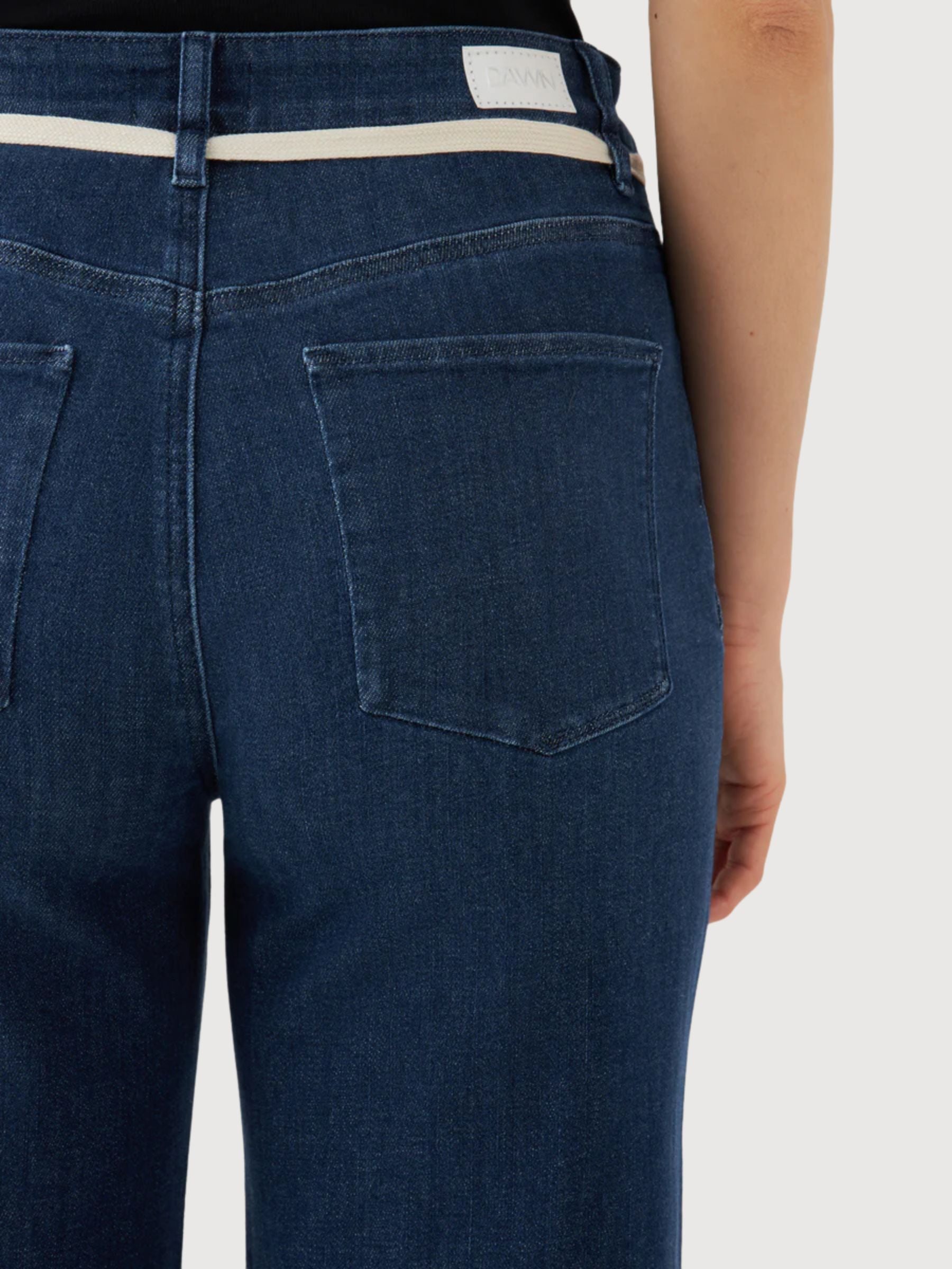 Jeans Dew Flared Soft Dark Blue | Dawn