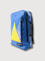 Backpack F306 Hazzard Dark blue & Yellow In Used Truck Tarps | Freitag