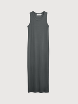 Kleid Gmt Dye Bodycon Rib SpaceSteel | Armedangels