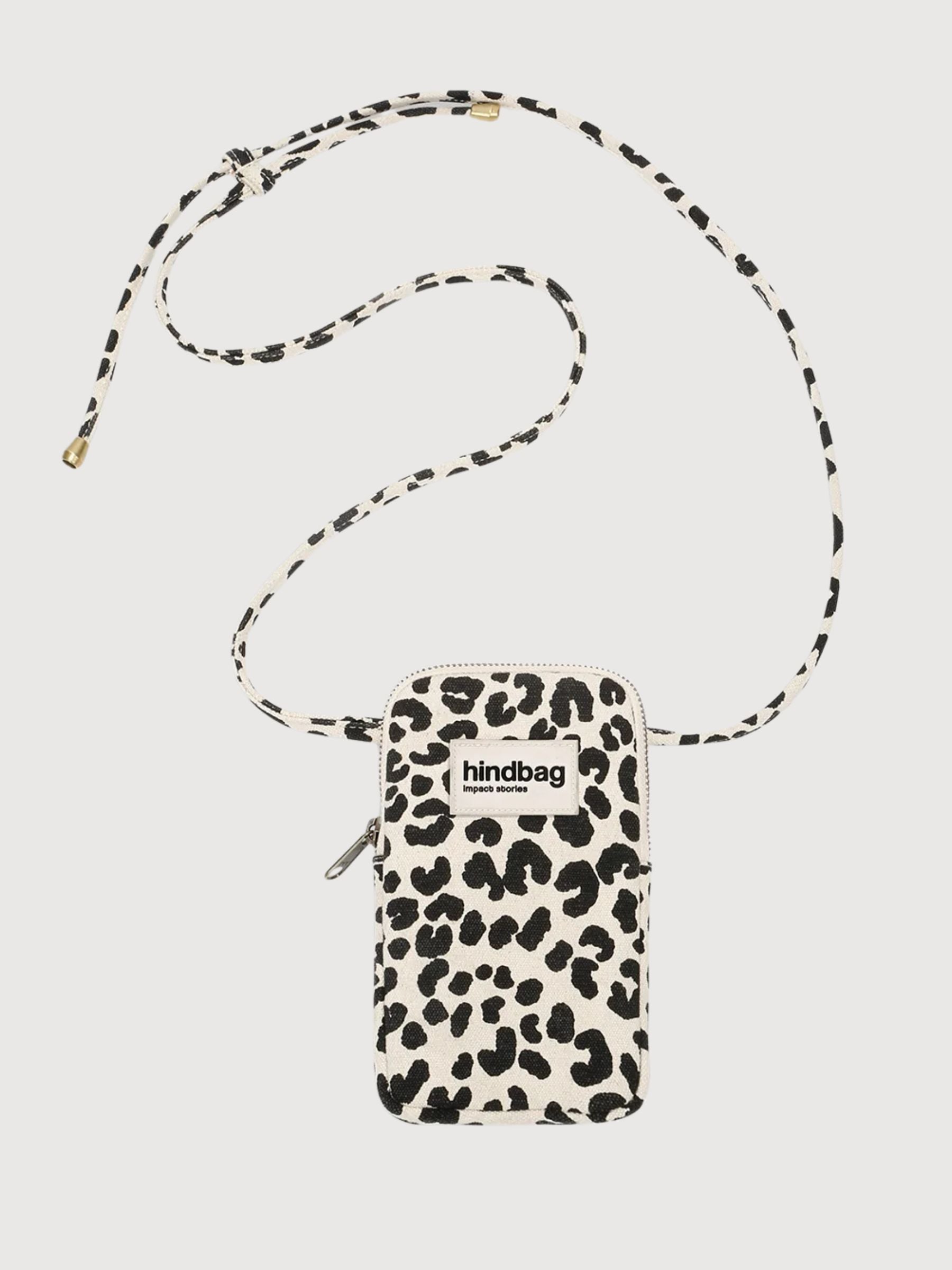 Bill Pochette Telefono Leopard Ecru | Hindbag