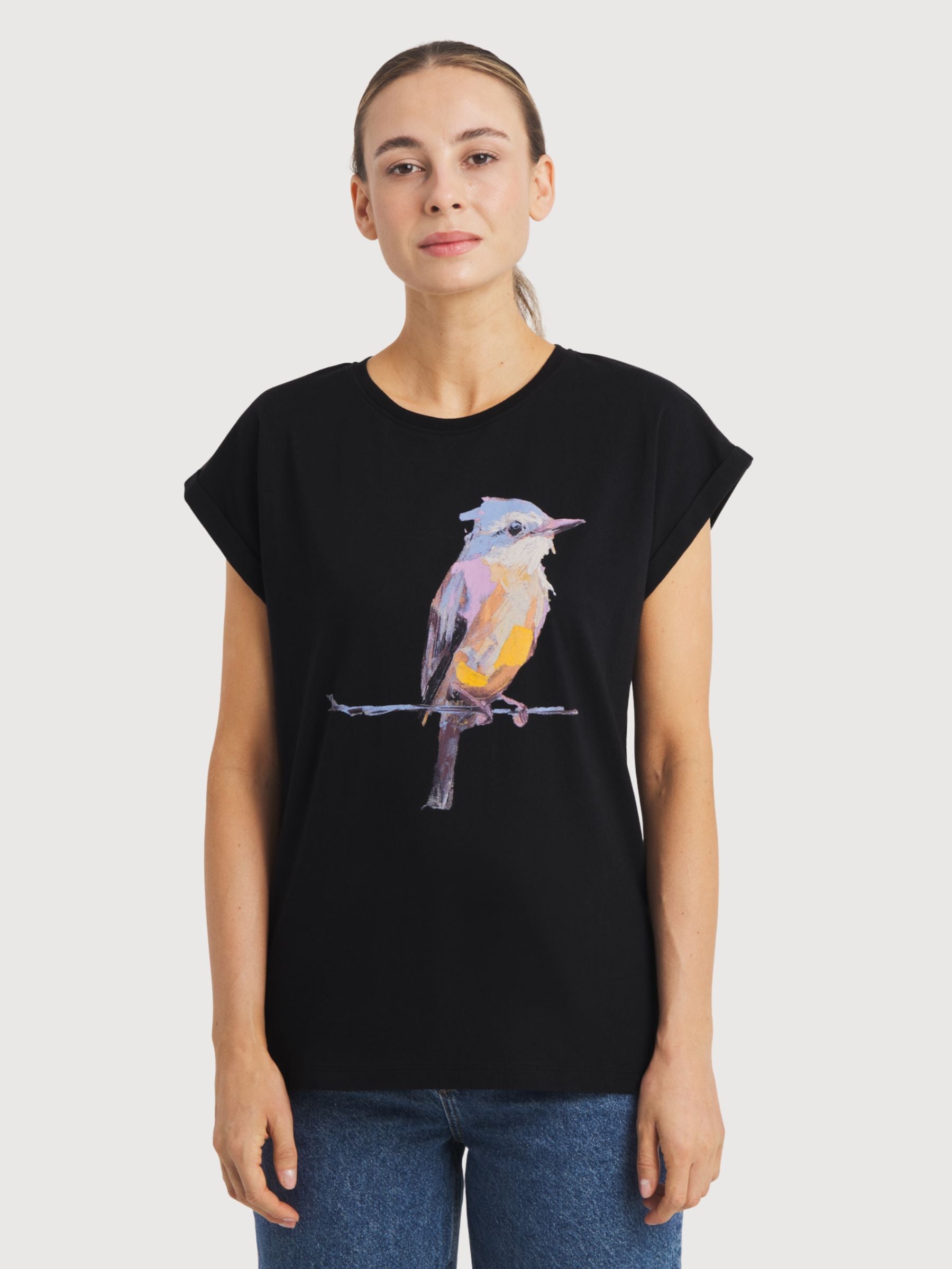 Visby Painted Bird T-shirt | DEDICATED