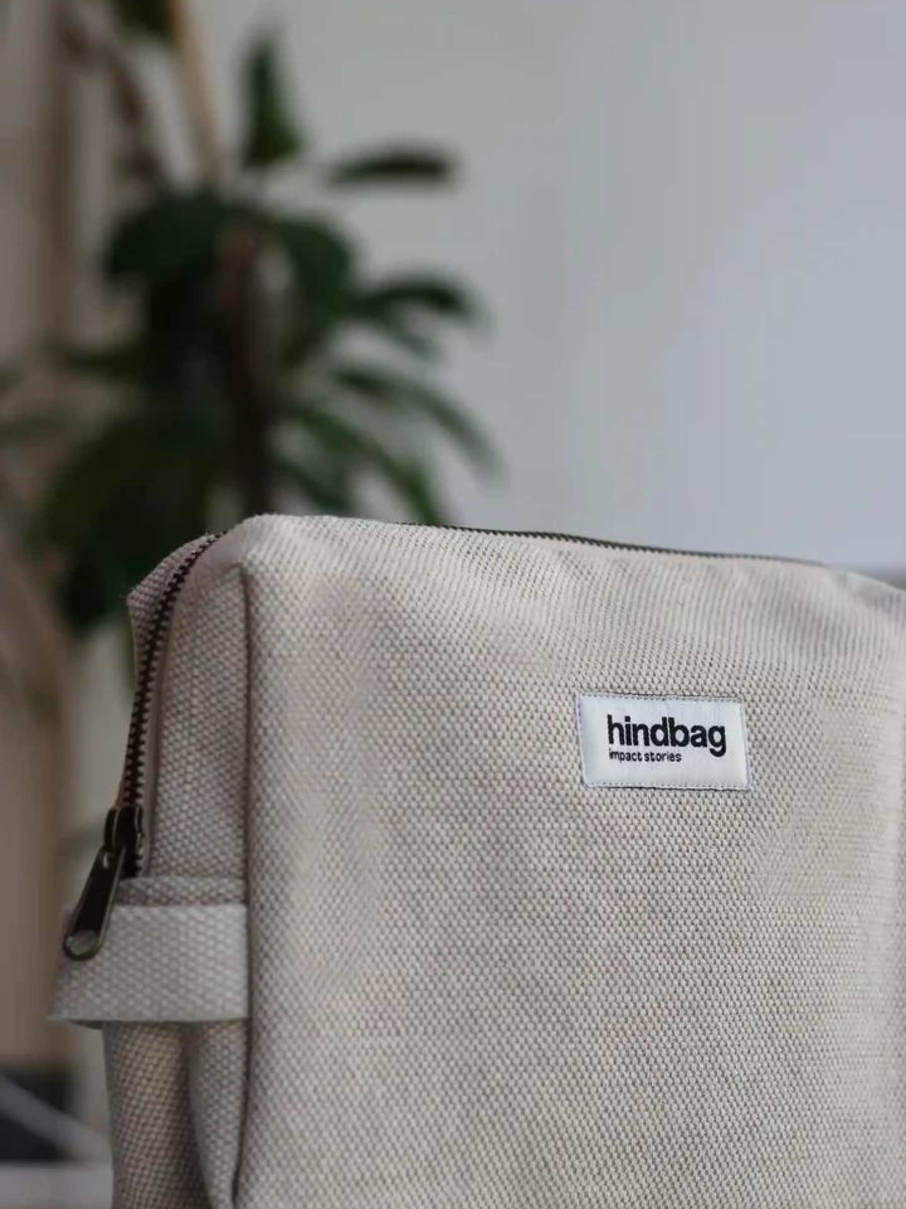 Beauty Case Leon Jute In Organic Cotton | Hindbag