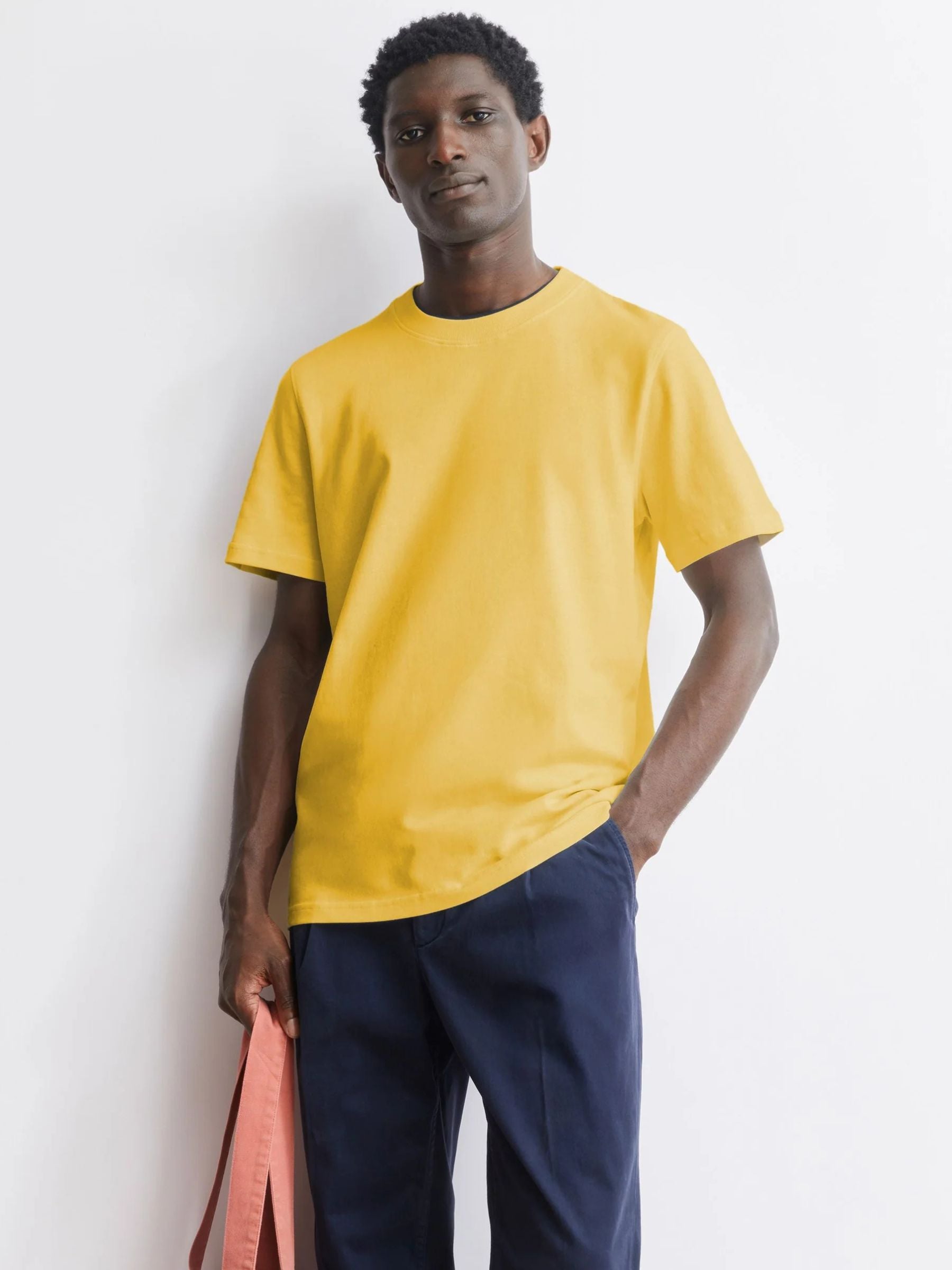 Mid Weight T-Shirt Maarkos Sunflower | Armedangels