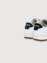 Sneaker "Evergreen" White/Black Vegan Leather | Acbc
