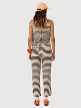 Top Sil Stripes Black Woman Cotton | Suite13lab