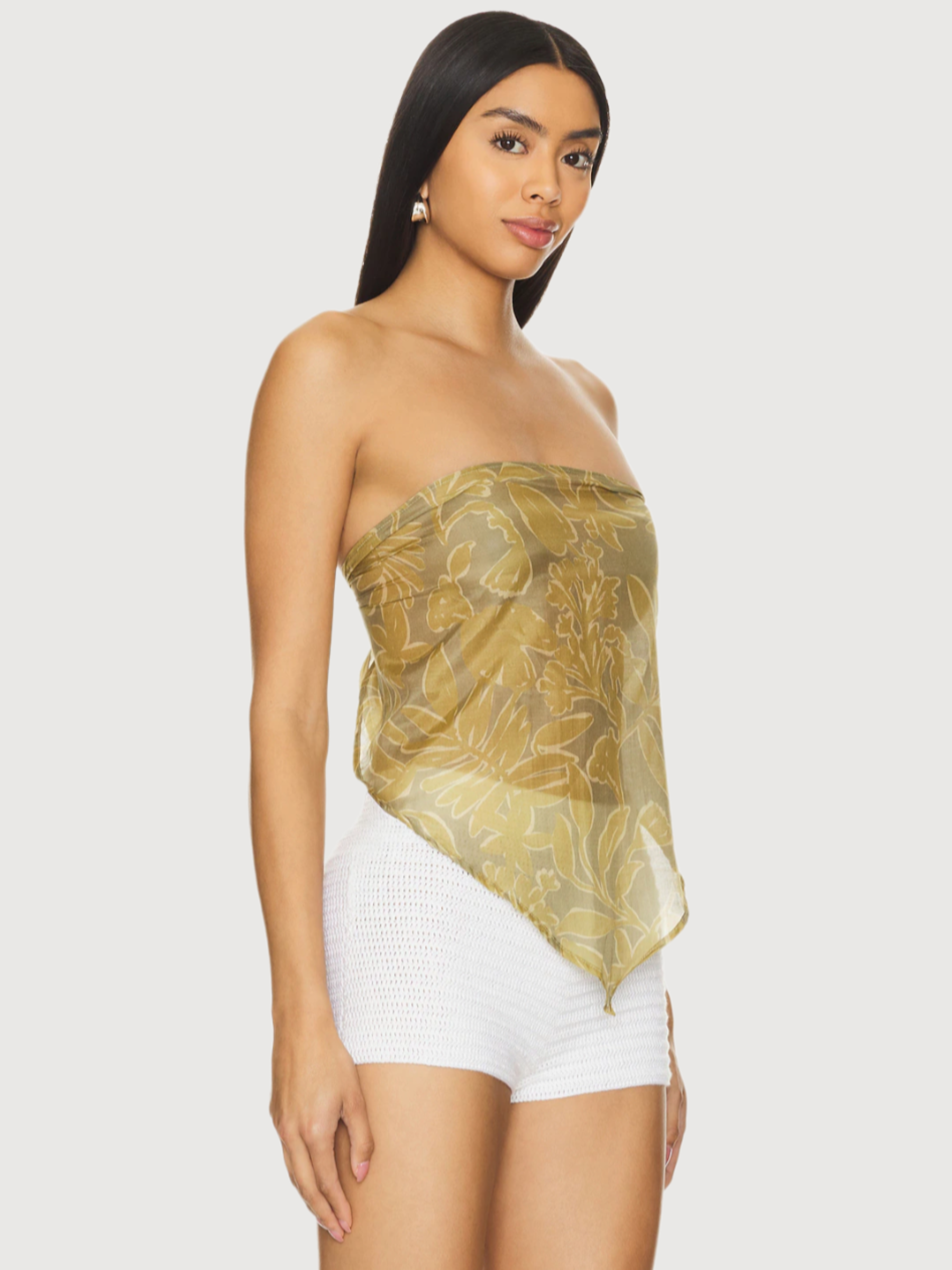 Tank Top Savannah Floral Khaki | Alohas