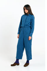 Avis Hose Karo Blau | SUITE13LAB