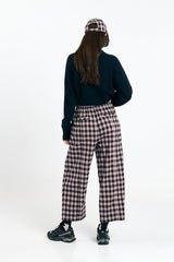 Pantaloni Avis Check Black | SUITE13LAB