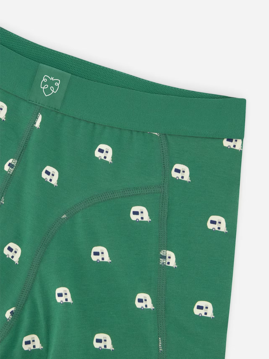 Boxer Caravan verde uomo | A-Dam