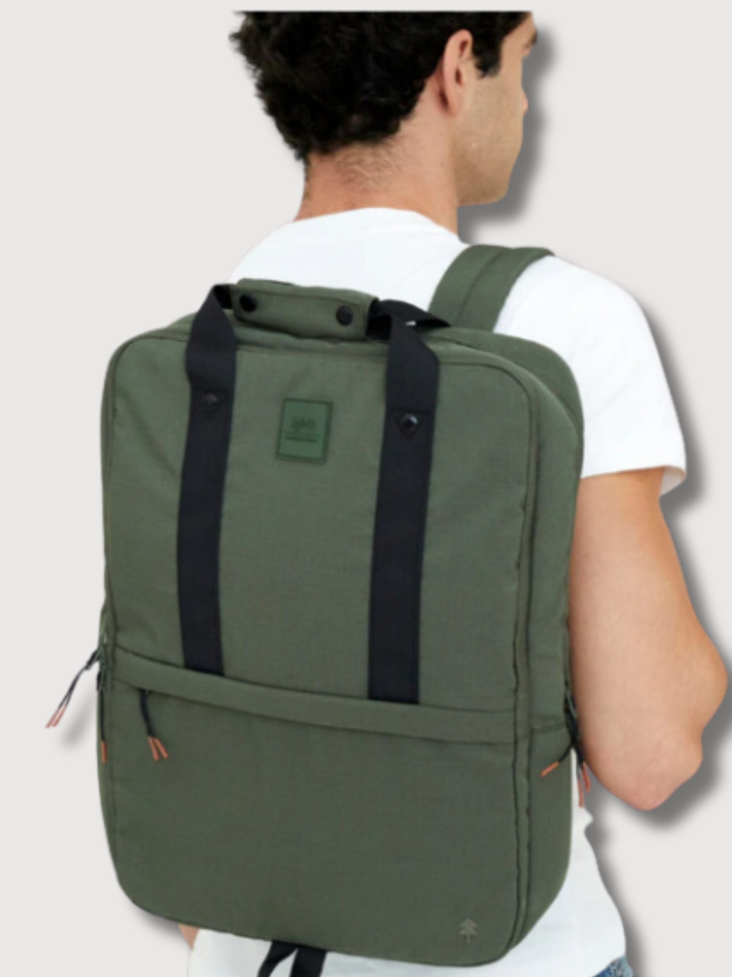 Täglicher Laptop -Rucksack 15 Ripstop Dunkelgrün | Lefrik