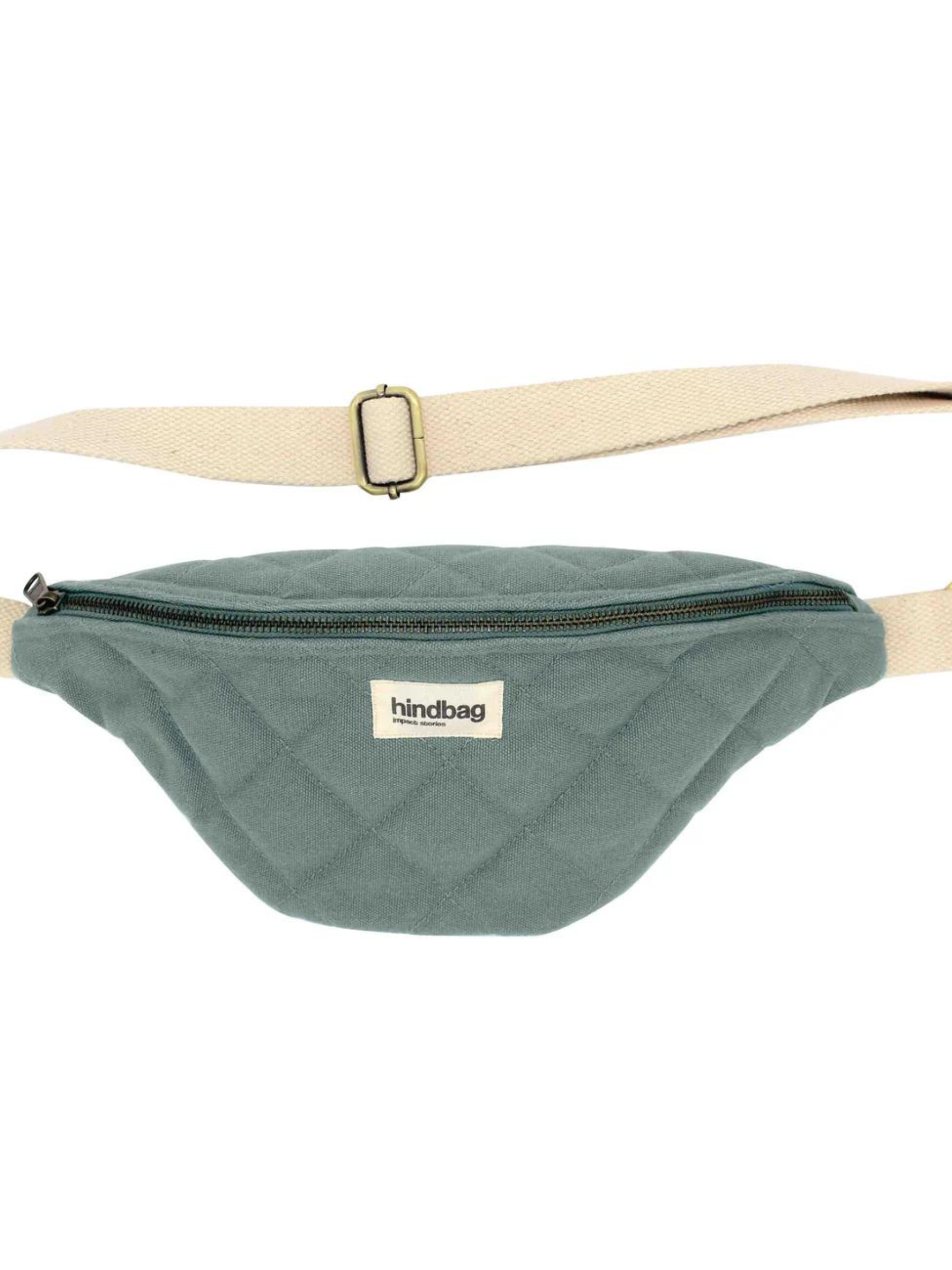 Sacca cintura Olivia Sauge Matelasse in cotone biologico | Hindbag