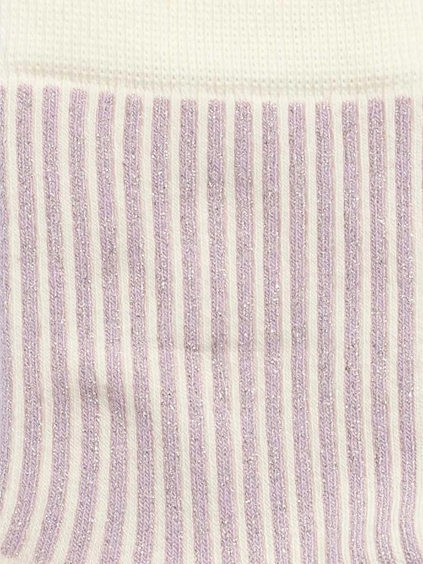 Classis Socks Lavender Stripes Organic Cotton | DillySocks