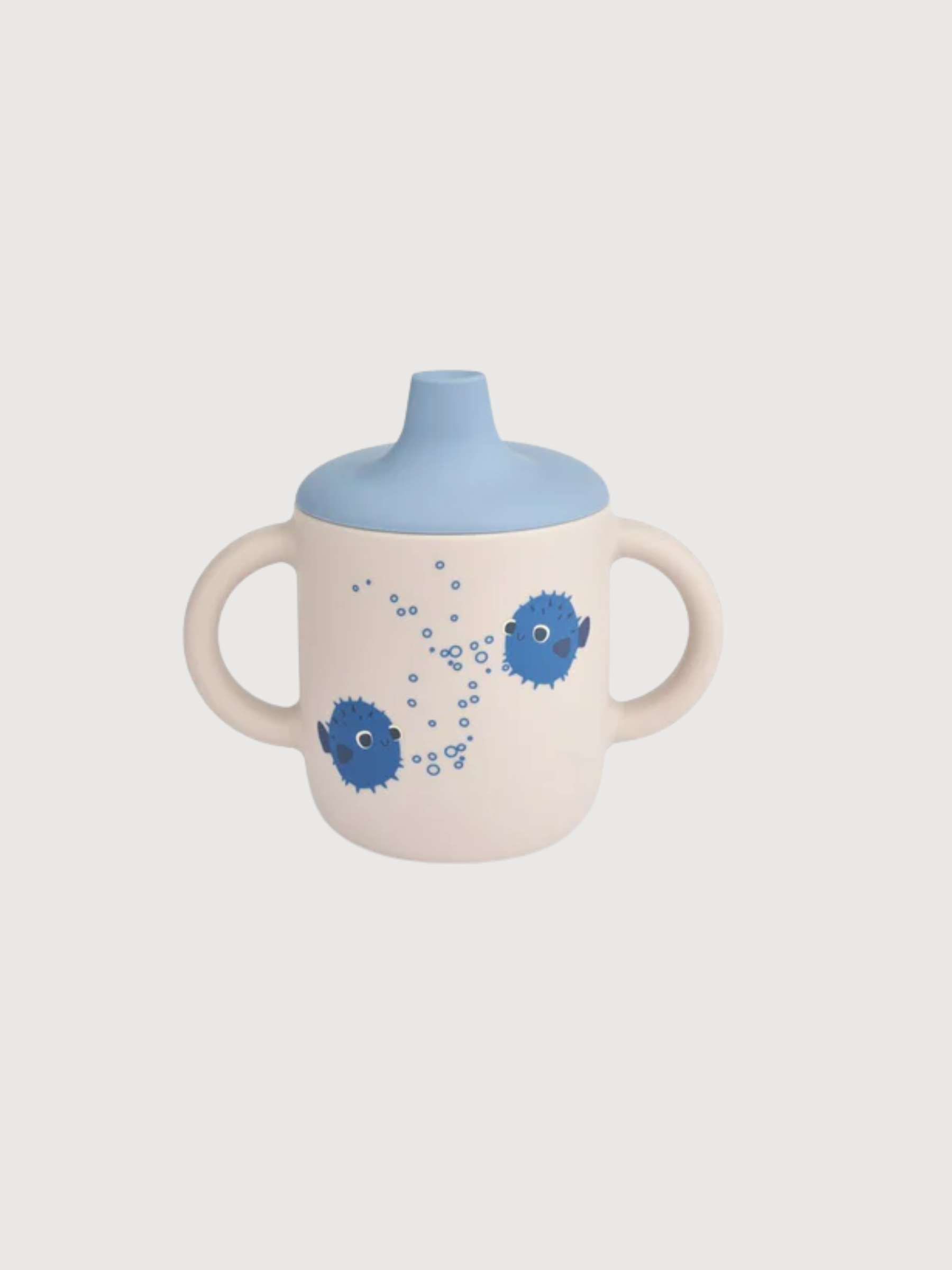 Bicchiere con beccuccio in silicone Neil Pesce Palla | LIEWOOD