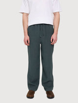 Pantalone Regular Lino Uomo Bottiglia | Mazine