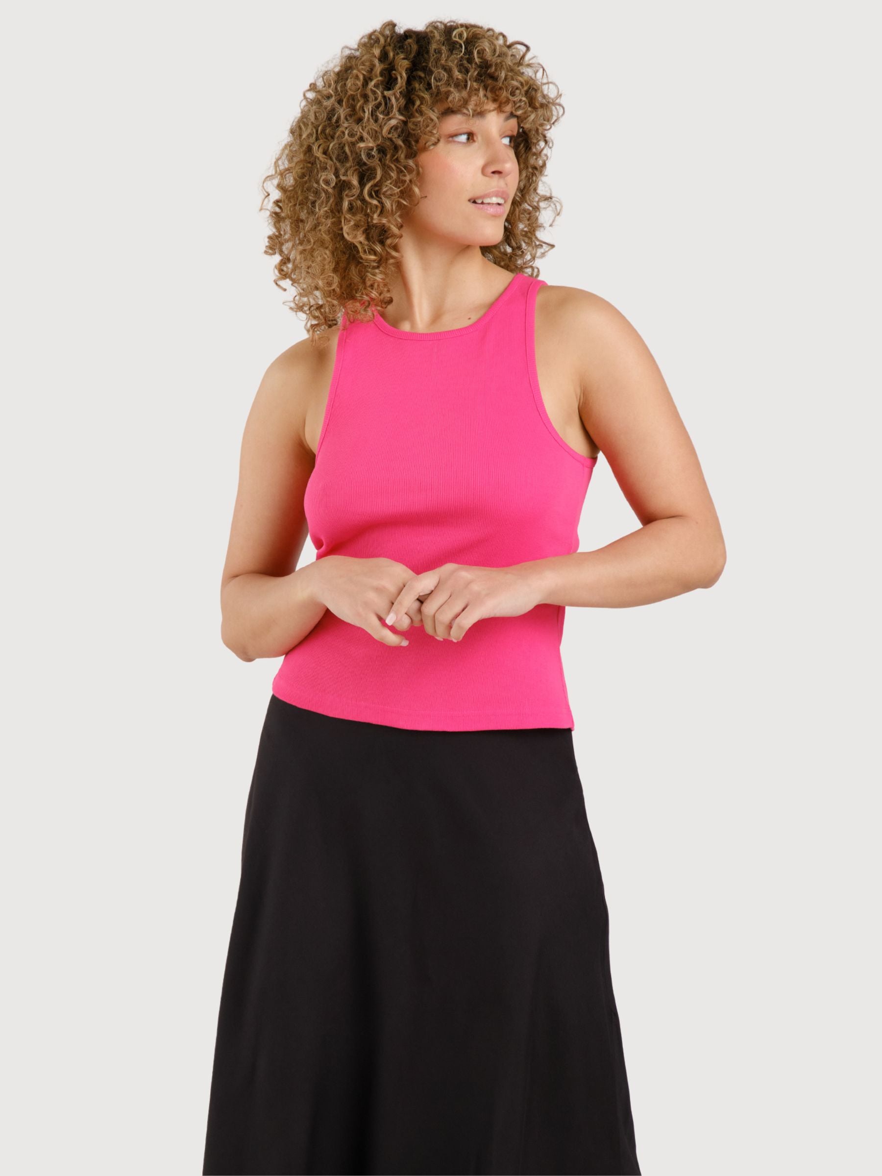 Top Valdermarsvik Rosa Donna Cotone | Dedicated