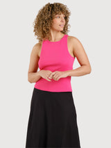 Top Valdermarsvik Pink Damen Baumwolle | Dedicated