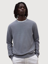 Naranjo Knit Man Plain Grey | Ecoalf