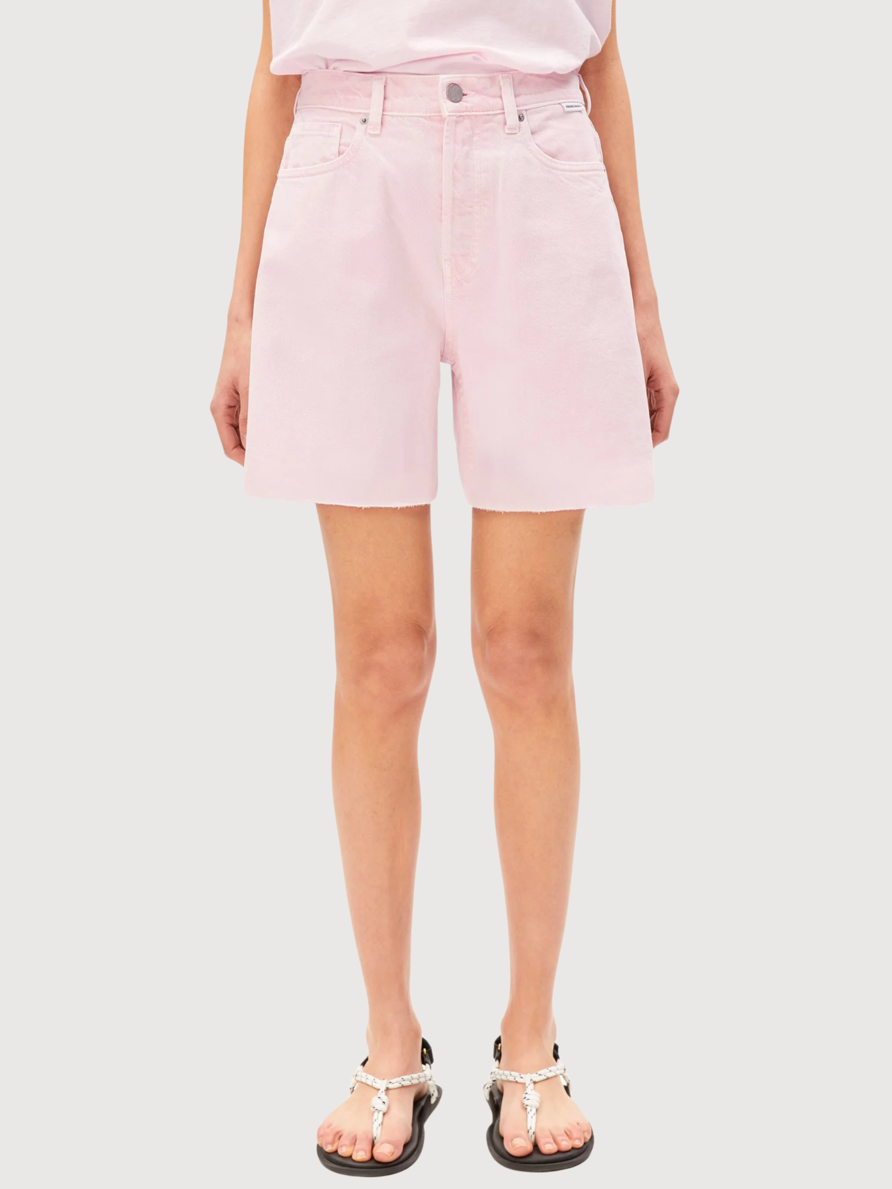 Denim Shorts Thalinaa Pink Mist | Armedangels