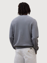 Naranjo Knit Man Plain Grey | Ecoalf