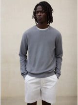 Naranjo Knit Man Plain Grey | Ecoalf