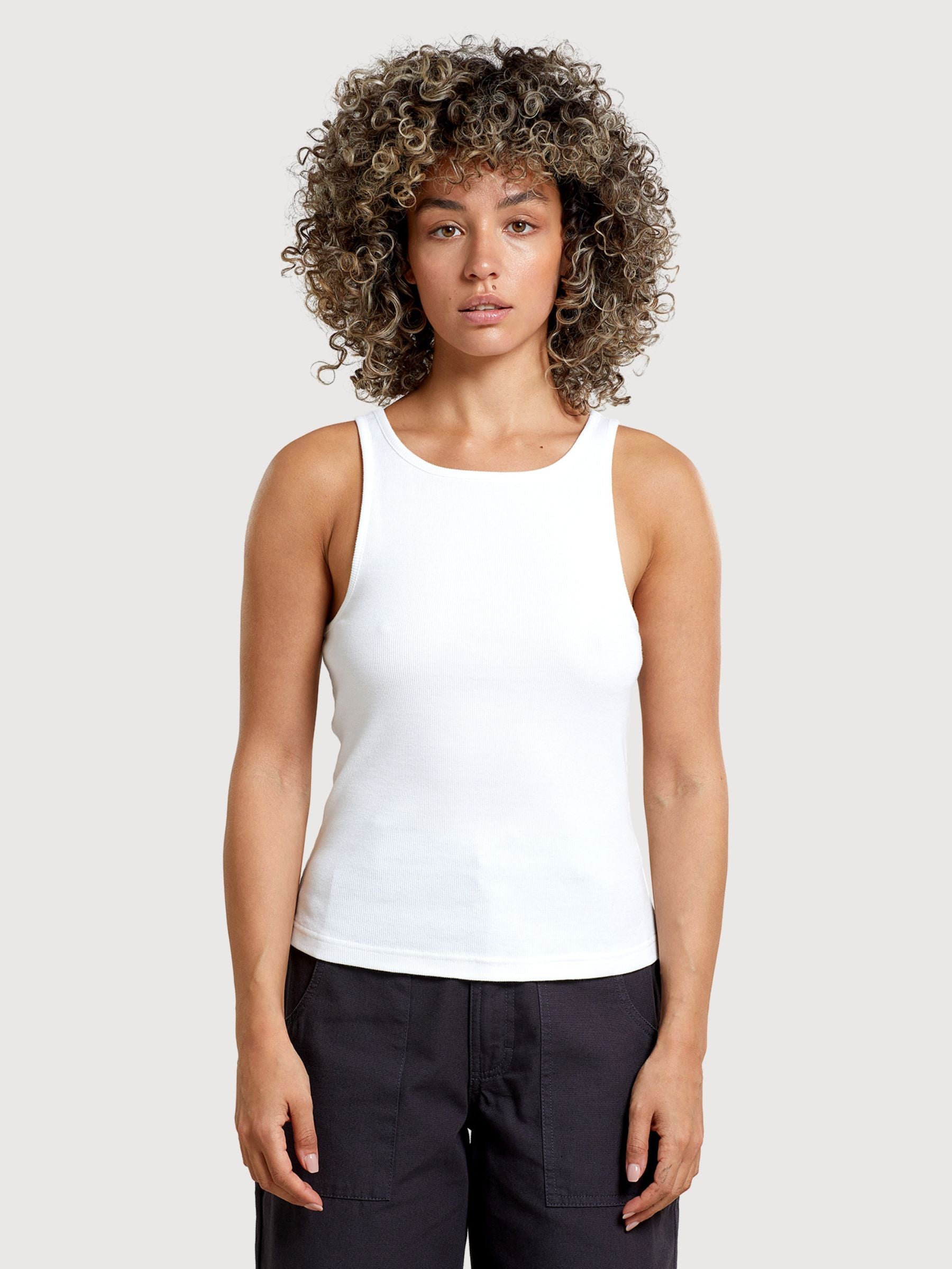 Top Valdermarsvik White Woman Cotton | Dedicated