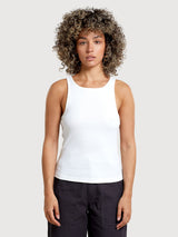 Top Valdermarsvik White Woman Cotton | Dedicated