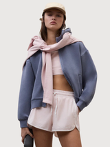 Felpa Arica Donna Blu Grigio | Ecoalf