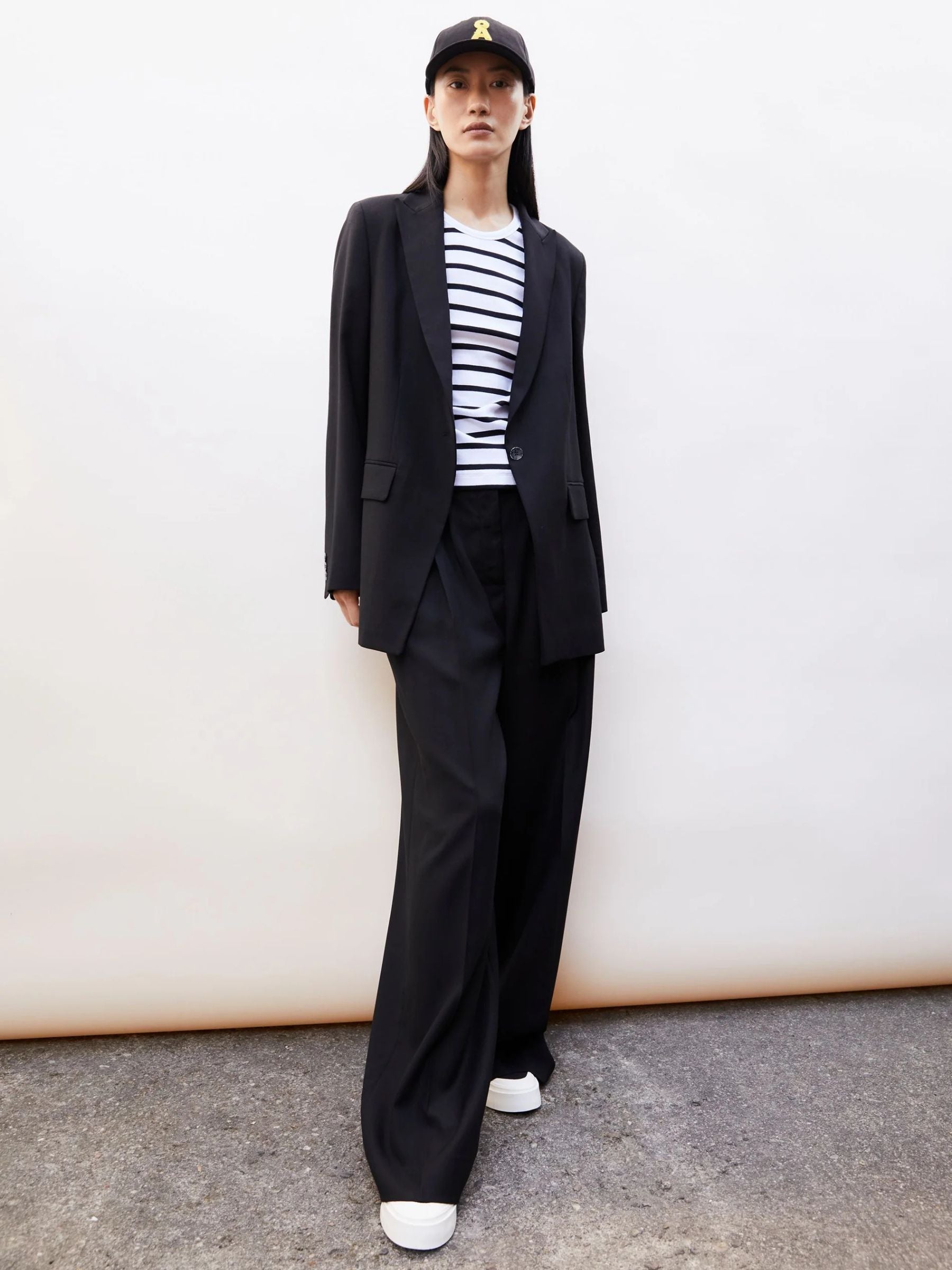 Maglietta Kardaa Stripes Bianco-Nero | Armedangels