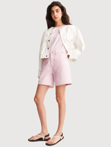 Denim Shorts Thalinaa Pink Mist | Armedangels