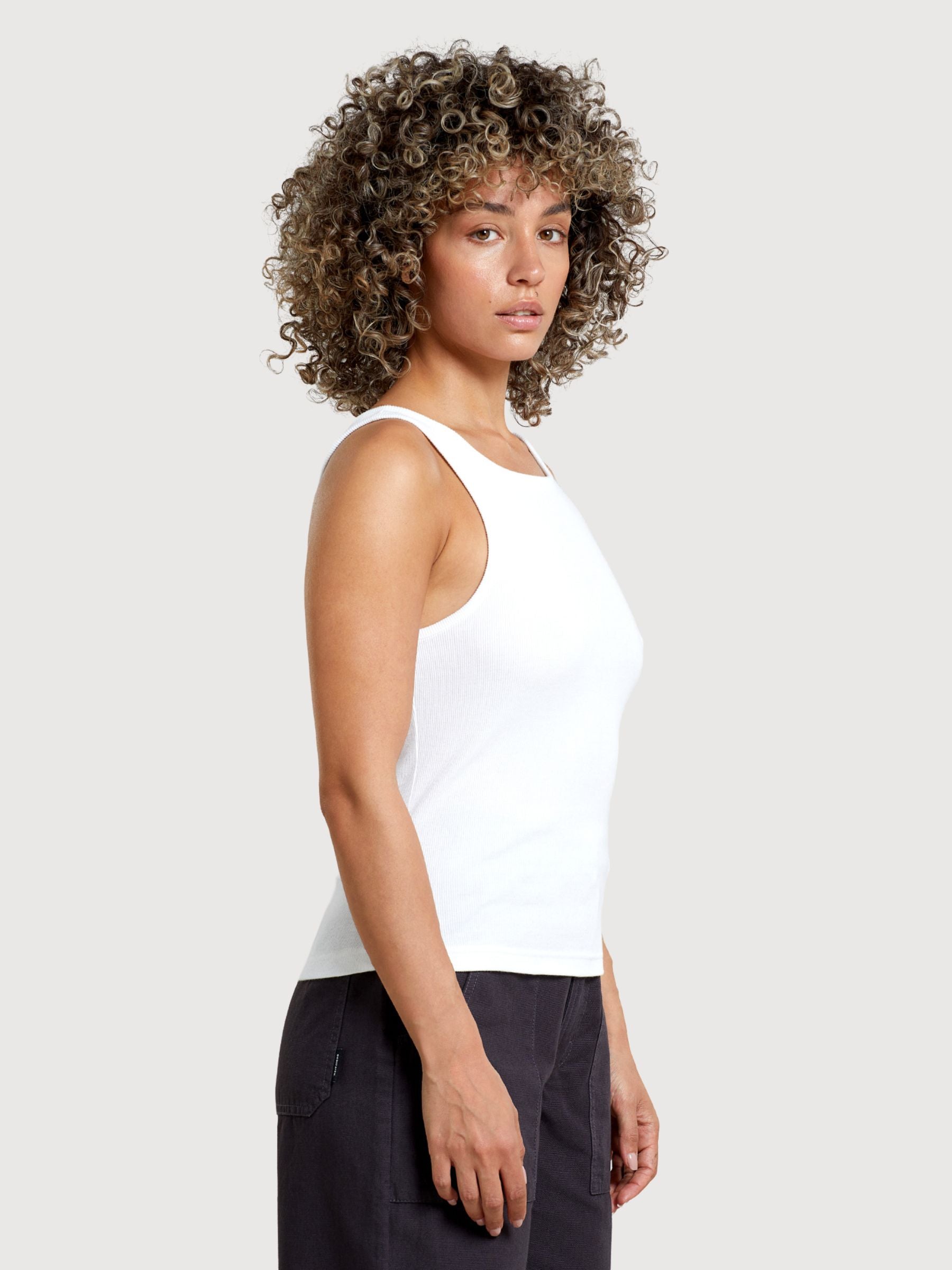 Top Valdermarsvik White Woman Cotton | Dedicated