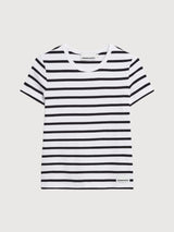 Maglietta Kardaa Stripes Bianco-Nero | Armedangels