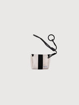 Key Holder Mini Messenger White/Black | Freitag