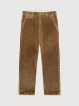 Cord regulärer Chino -Brown -Mann | Knowledge Cotton Apparel