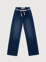 Jeans Dew Flared Soft Dark Blue | Dawn