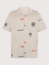 Camicia ricamata in cotone organico | Knowledge Cotton Apparel