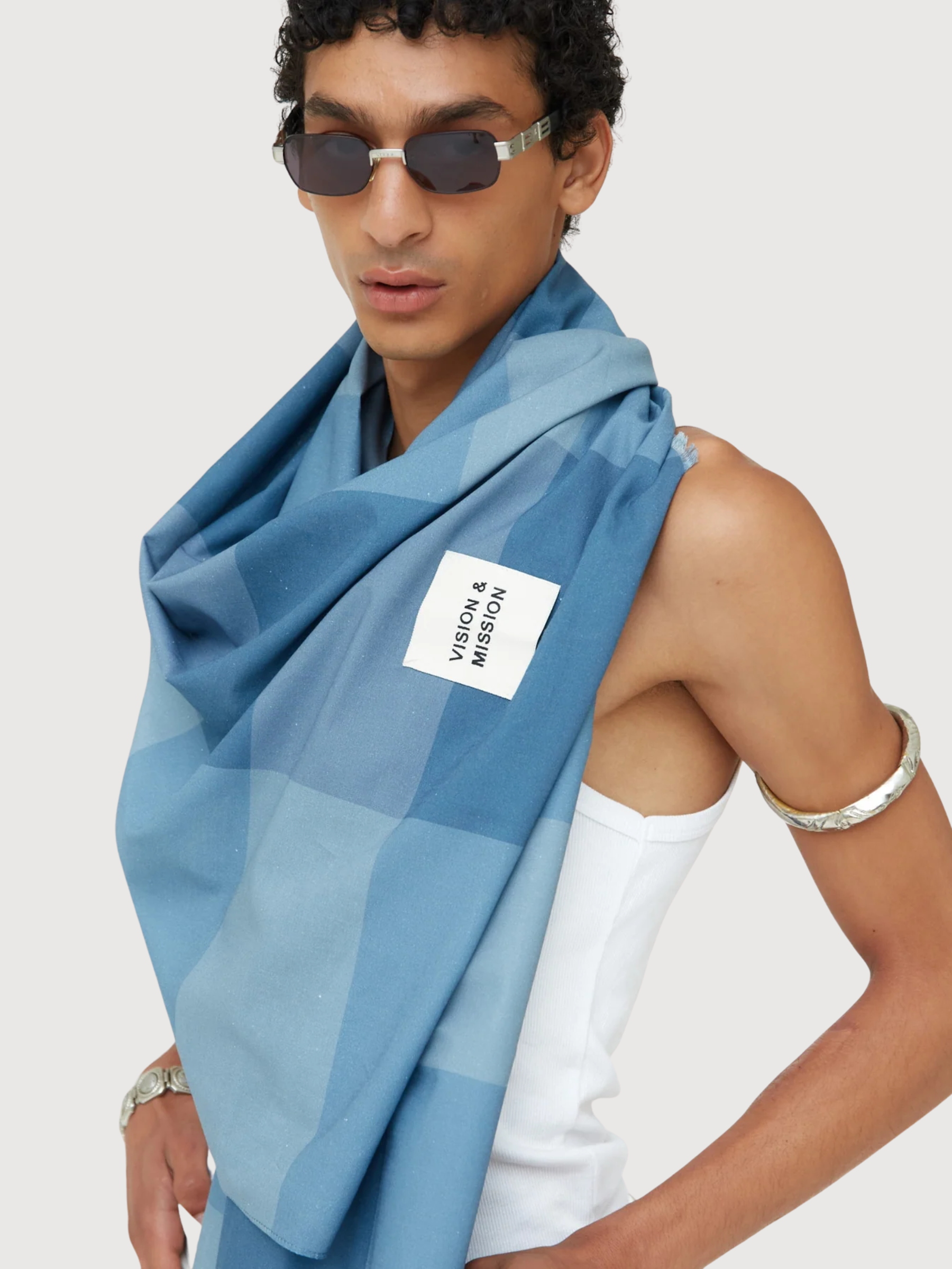 Scarf Large Vision & Mission Blue | Verb To Do