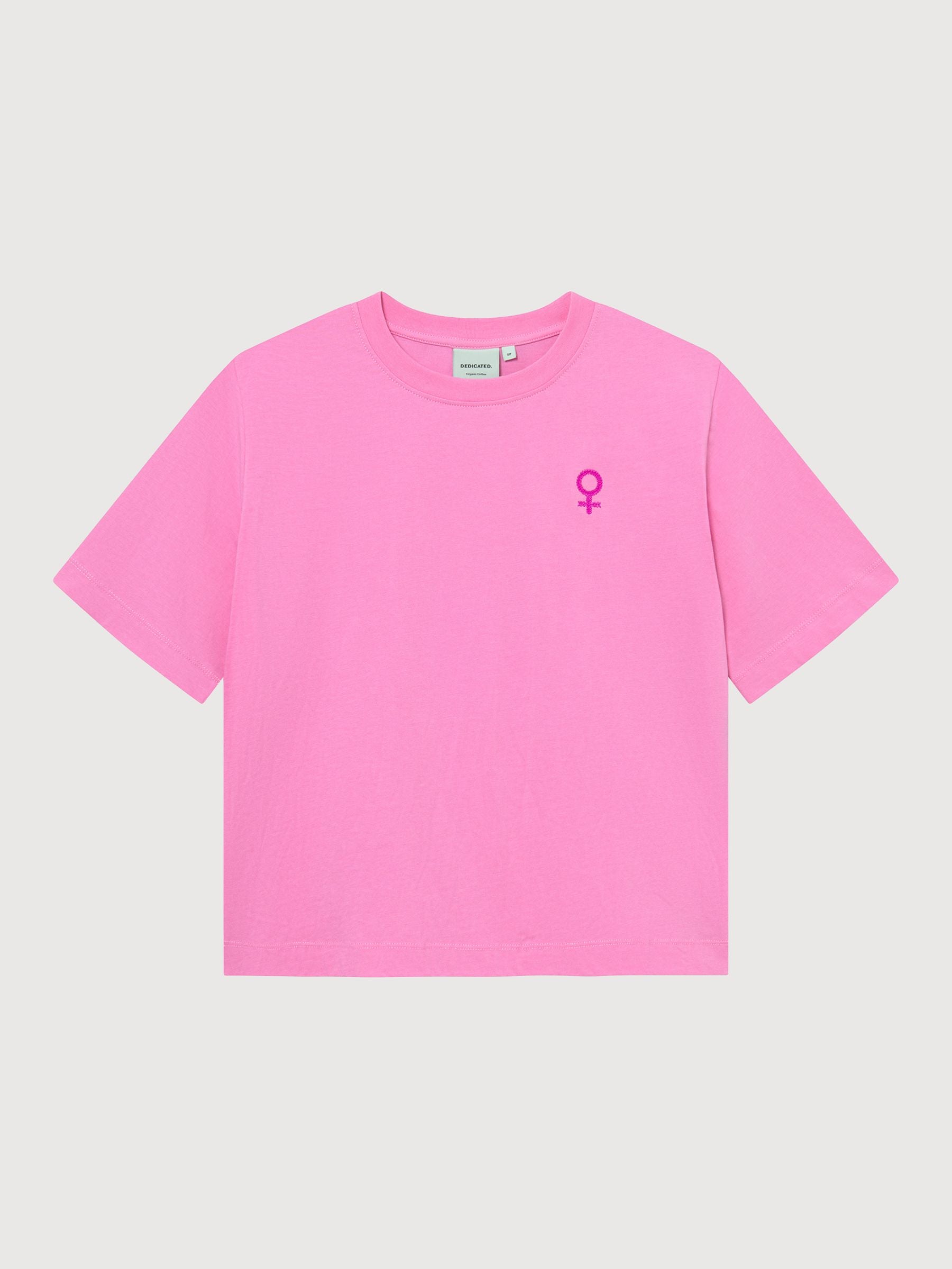 T-Shirt Vadstena Donna Rosa chiaro | DEDICATED