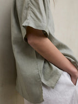 Melania Shirt Woman Sage | Ecoalf