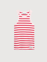 Top Kanitaa Stripes Pink-Red Woman | Armedangels