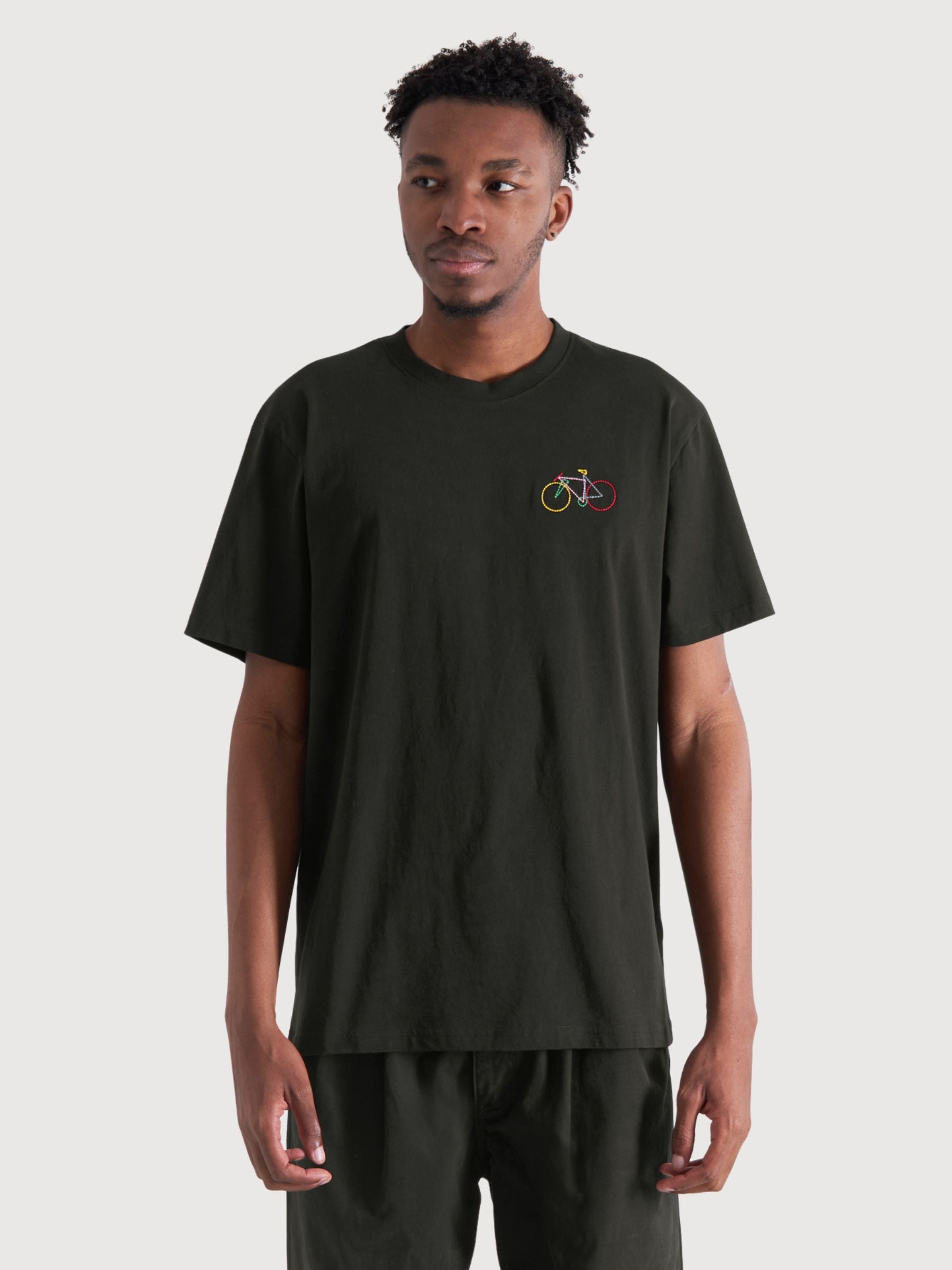 Tshirt Stockholm Bike Schwarz  Herren Baumwolle  | Dedicated