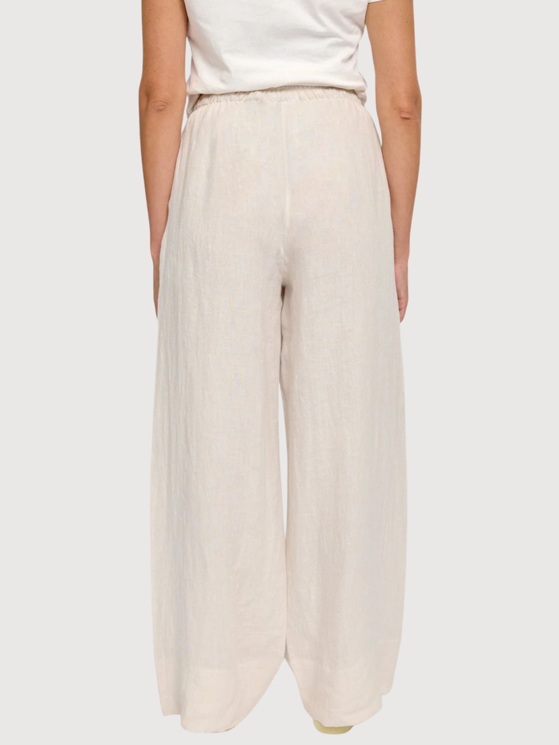 Trouser Drawstring Linen Woman Moon | Mazine