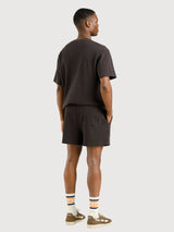 Pantaloncini da uomo Essingen Waffle Phantom Black | DEDICATED